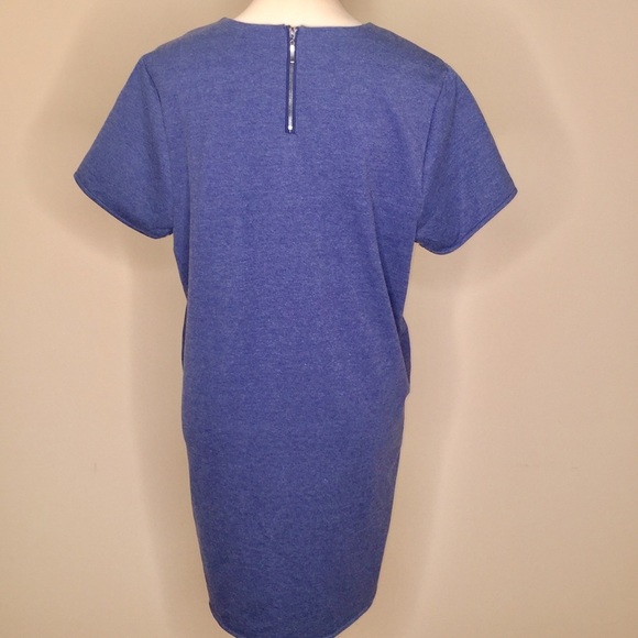 Dress Forum Happy Hour + Darlin' Knit Shift T-shirt Dress Sz L - Picture 5 of 8